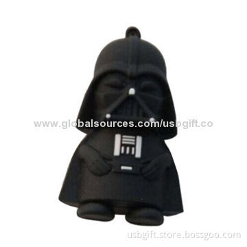 USB Flash Drive, 16GB, Simulation Style, Cool Black Soldier, OEM and ODM Orders Welcomed